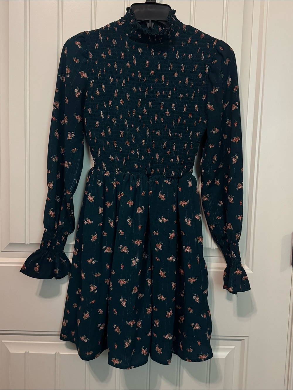 Coco + Jaimeson dark green dress